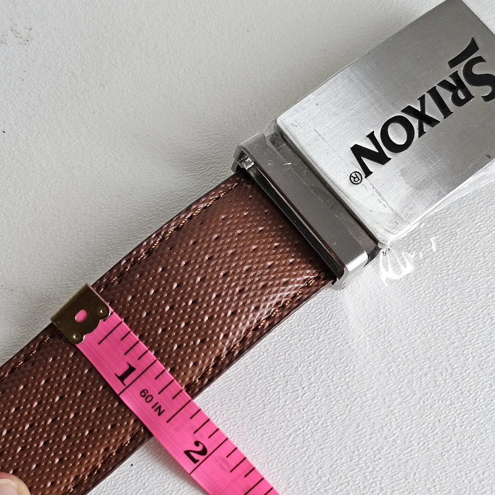🆕 Srixon x Druh Genuine Leather Golf Belt Adjustable 30–40, Rare & Collectible
